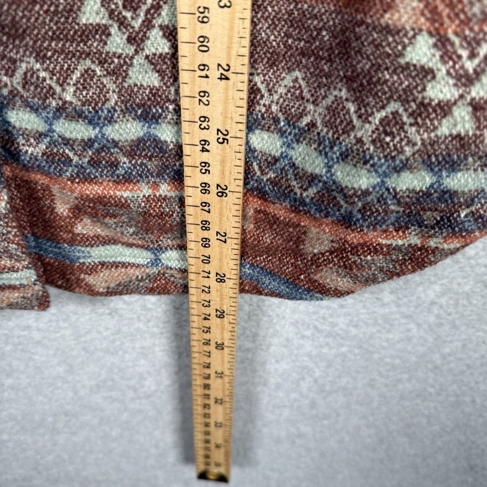Heyday Aztec Jacket Mens Small Button Front Shacket - Picture 6 of 8